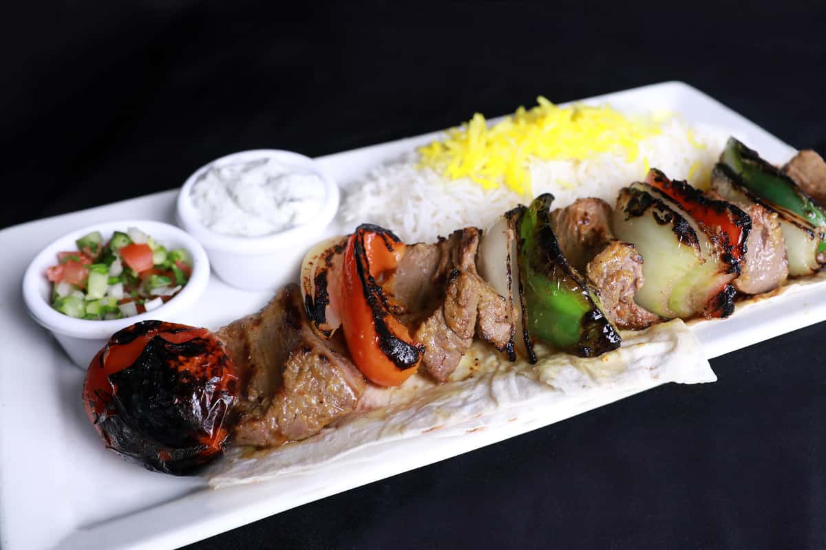 Filet Mignon Shish Kabob Plate