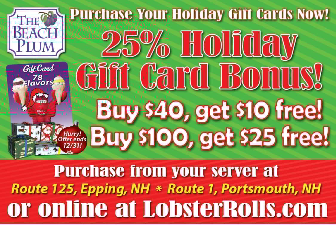 The Beach Plum Restaurant in NH