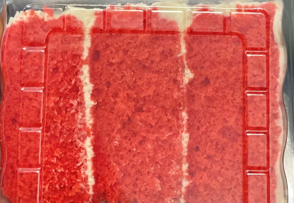 Strawberry Cake Slice