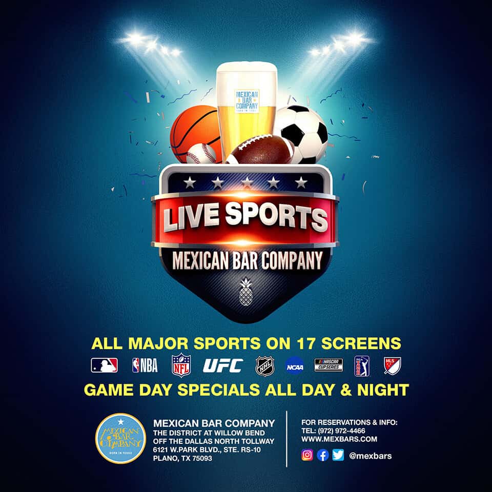 Live Sports on 17 screens