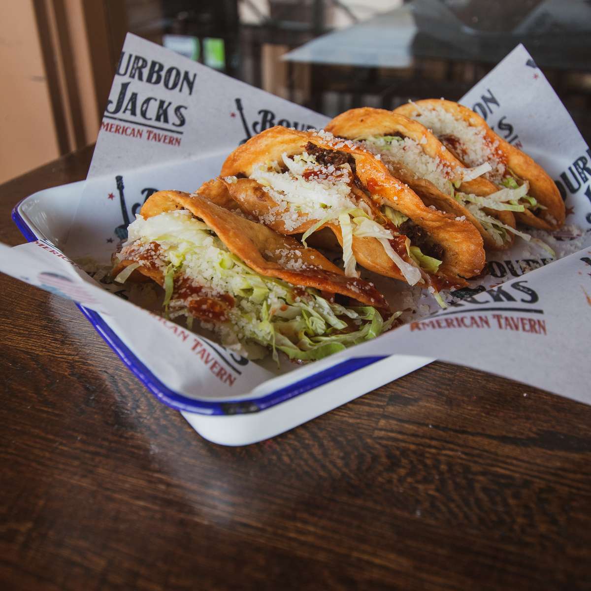 Chuy's Crunchy Tacos Happy Hour Menu Bourbon Jacks American Tavern