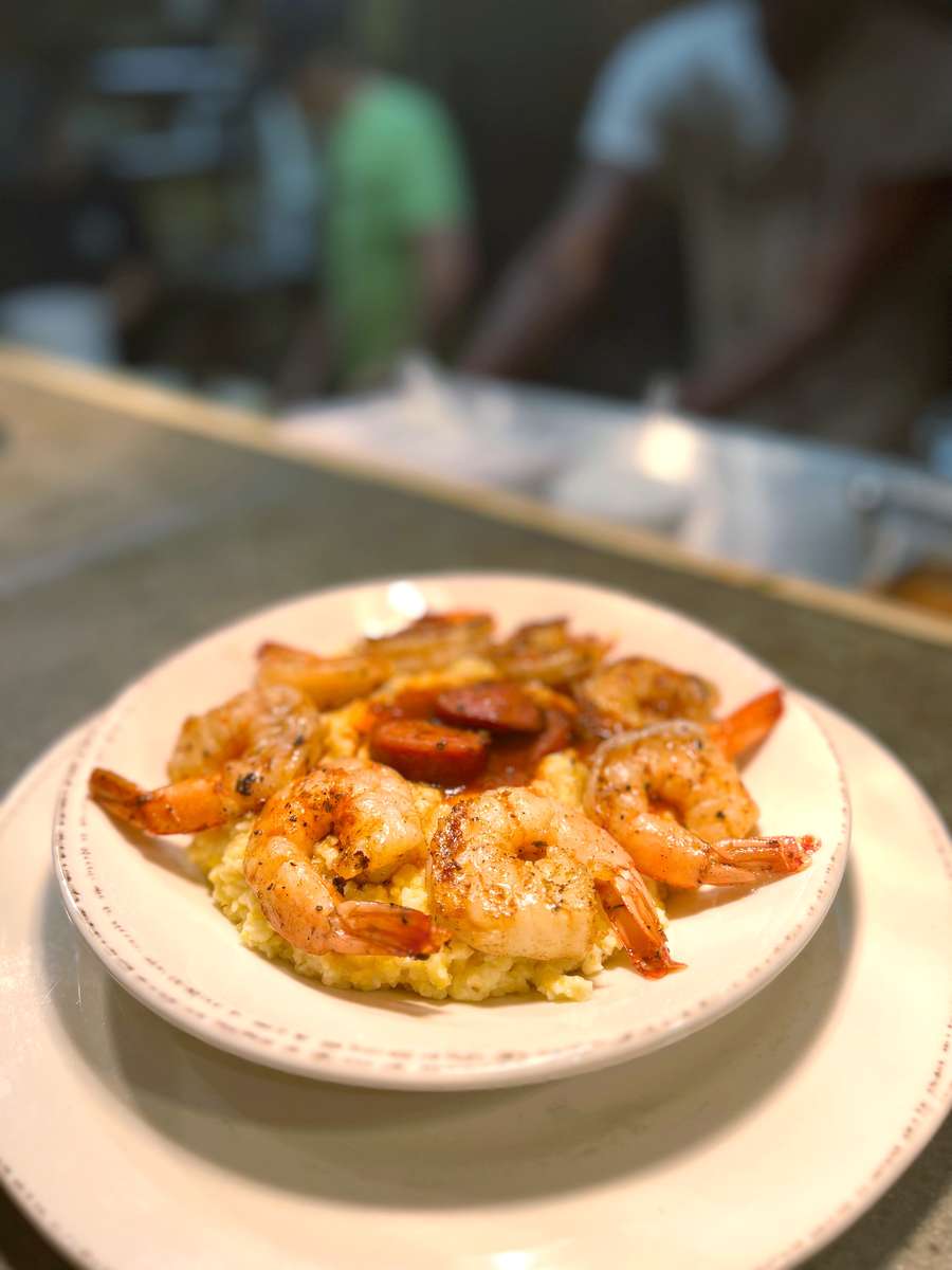 Geechie Boy Shrimp & Grits - Brown Dog Eatery - Bar & Grill in