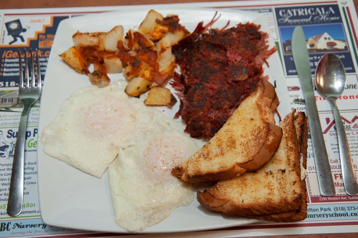 Best Homemade Corned Beef Hash in Upstate New York Breakfast & Lunch