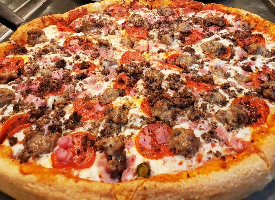 Meatmeat  Hefty (Meat Lovers) - Milton's Pizza & Pasta