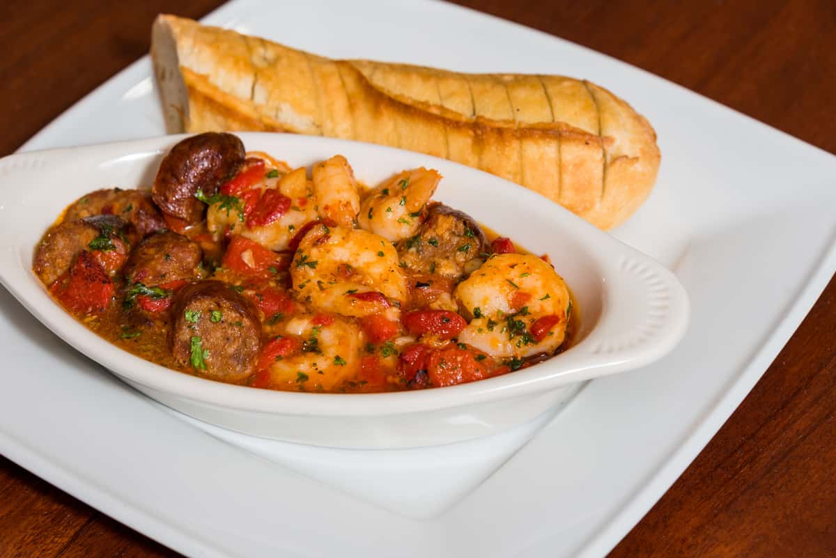 Garlic Shrimp & Sausage Sauté