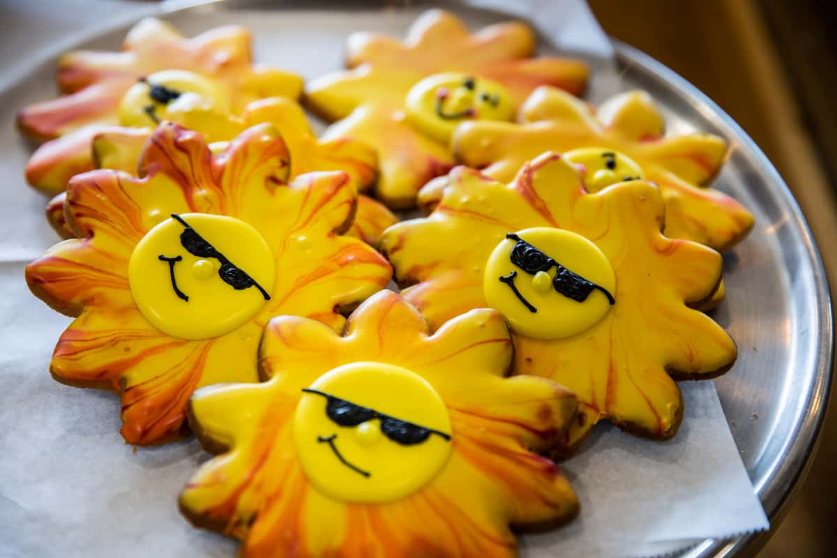Sun cookies