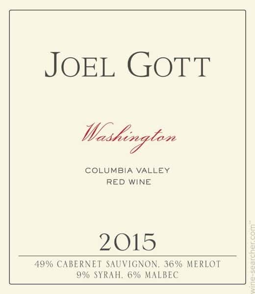 Joel Gott, Meritage Blend, California