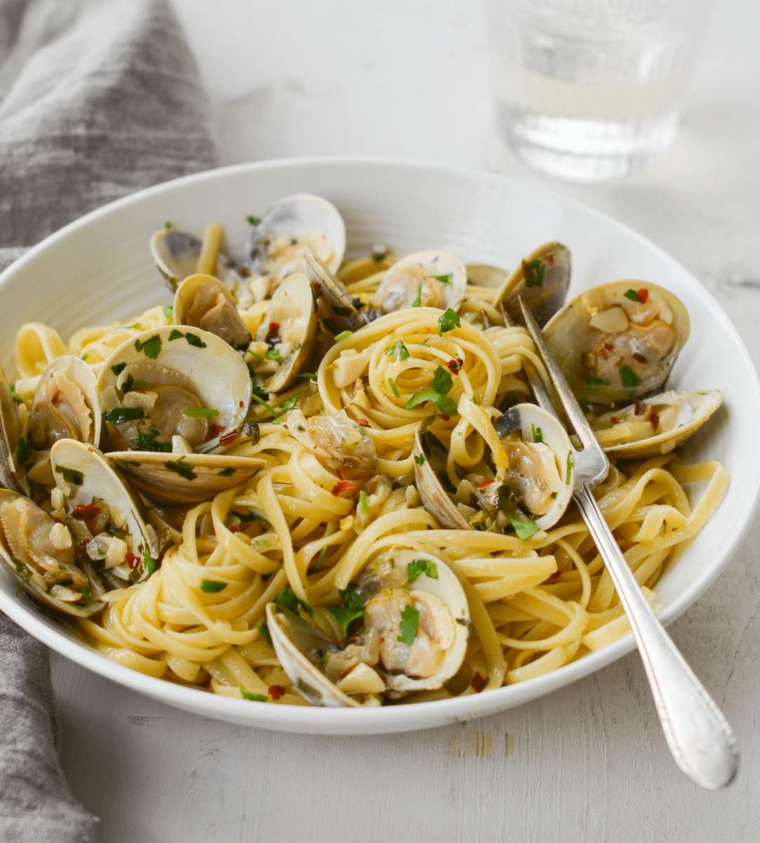 Pasta and clams
