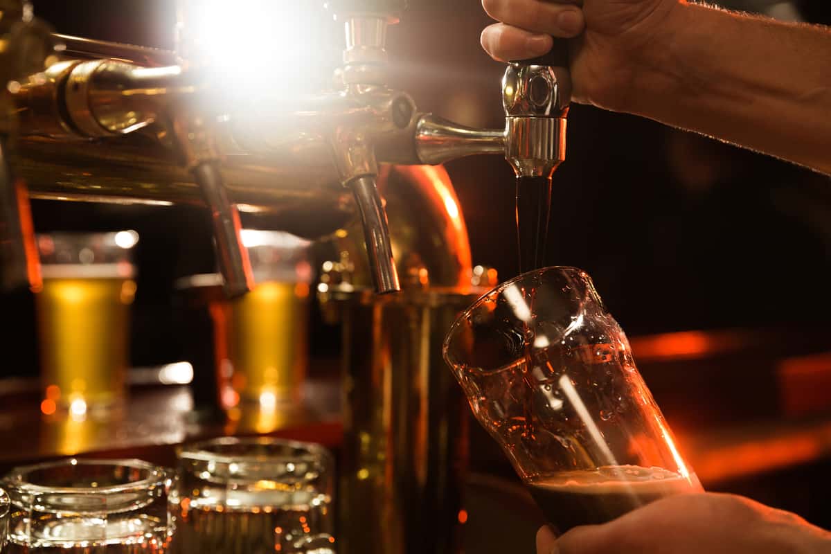 beer on tap