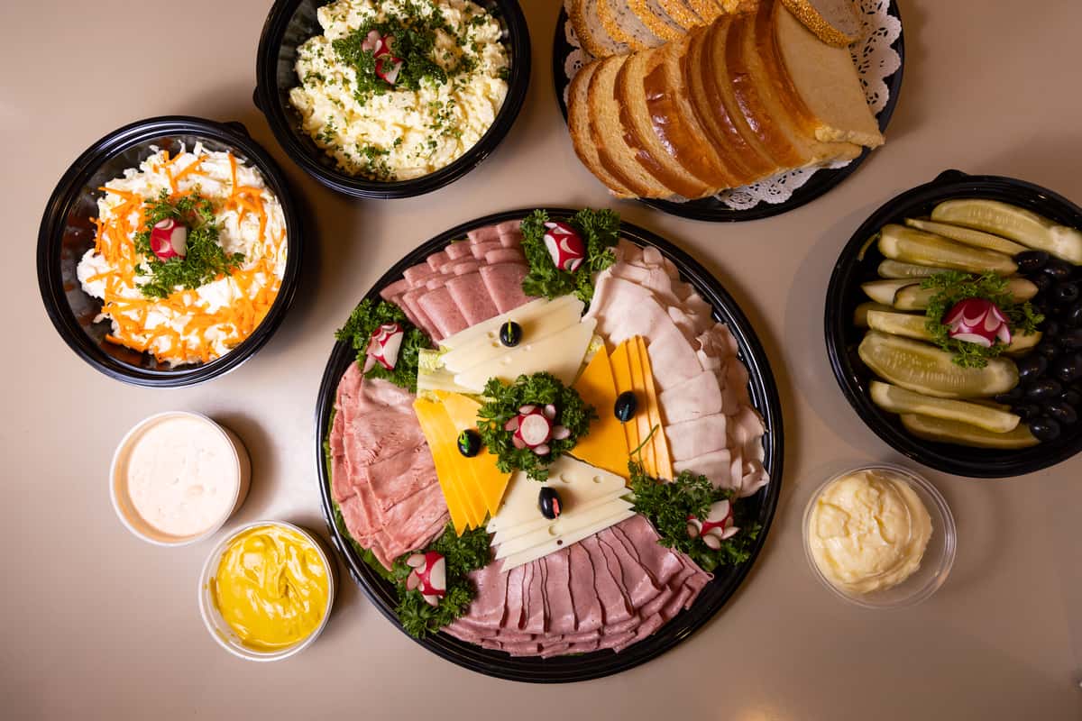 Sliced Deli Meat Tray Catering Menu Art's Delicatessen & Restaurant Deli in Studio City, CA