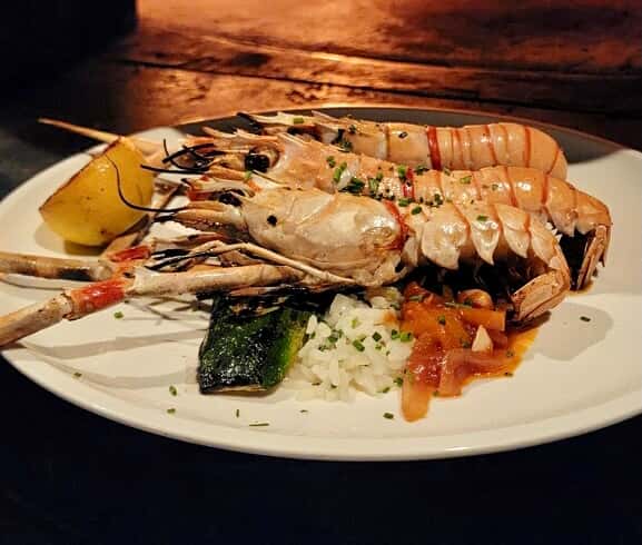 Grilled Whole Langoustines
