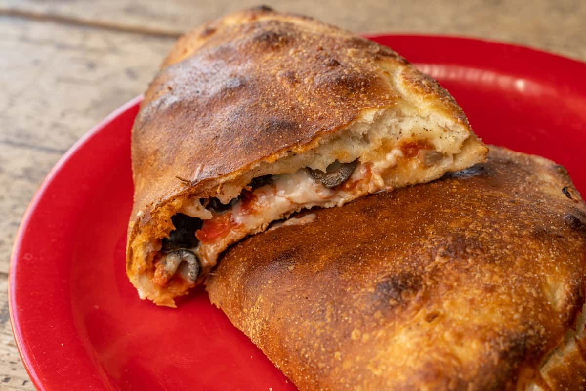 the vegetarian calzone