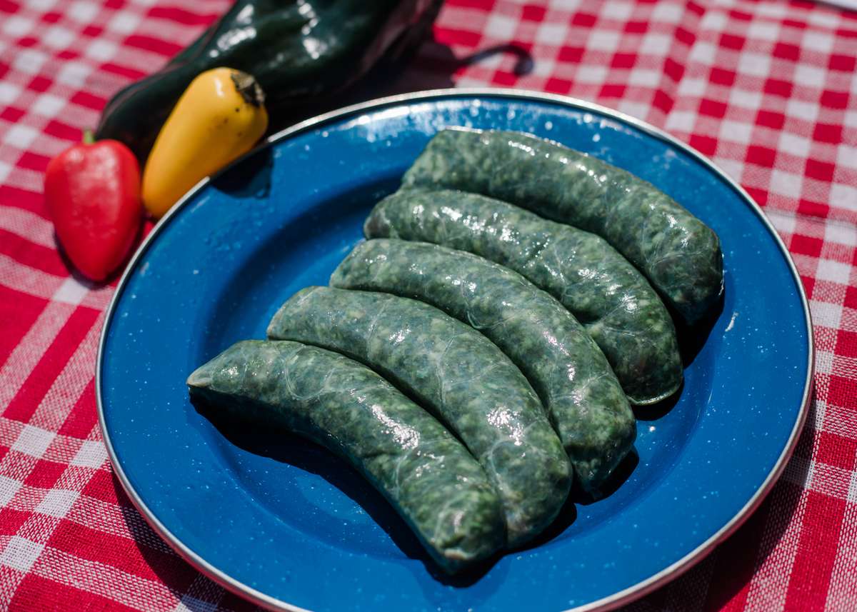 Green chorizo deals