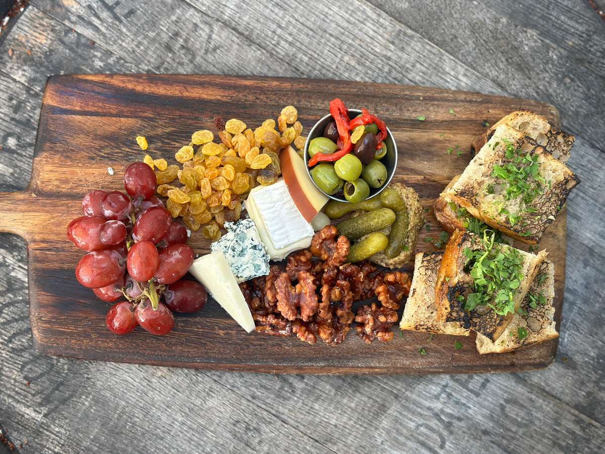 Rustic Charcuterie Bread and Cheese selling Board