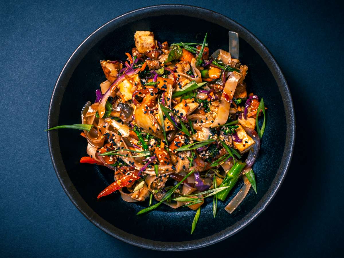 Vegan Noodle Bowl - Max's South Seas Hideaway