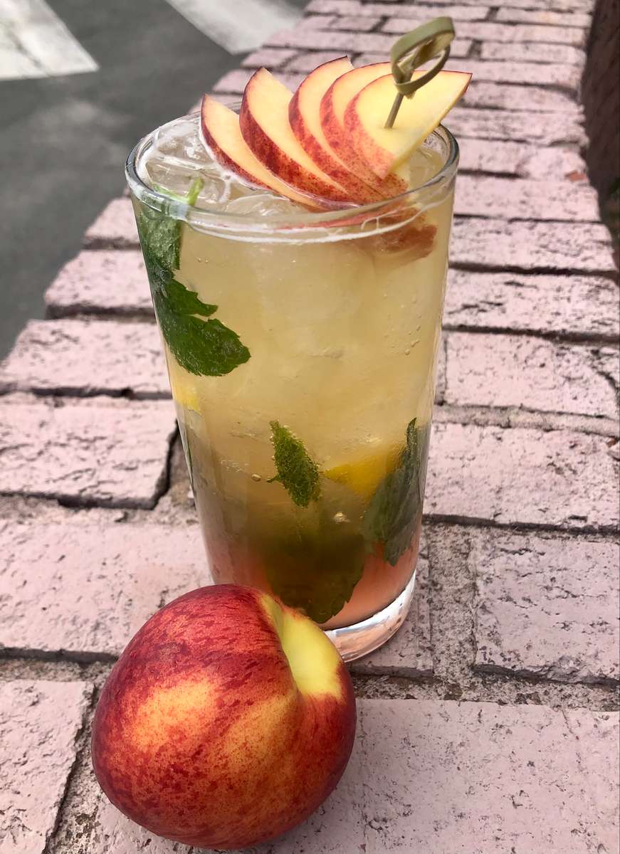 Summer Peach Shandy