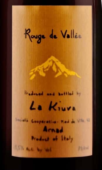 La Kiuva Rouge de Vallée, Aosta Valley, Italy