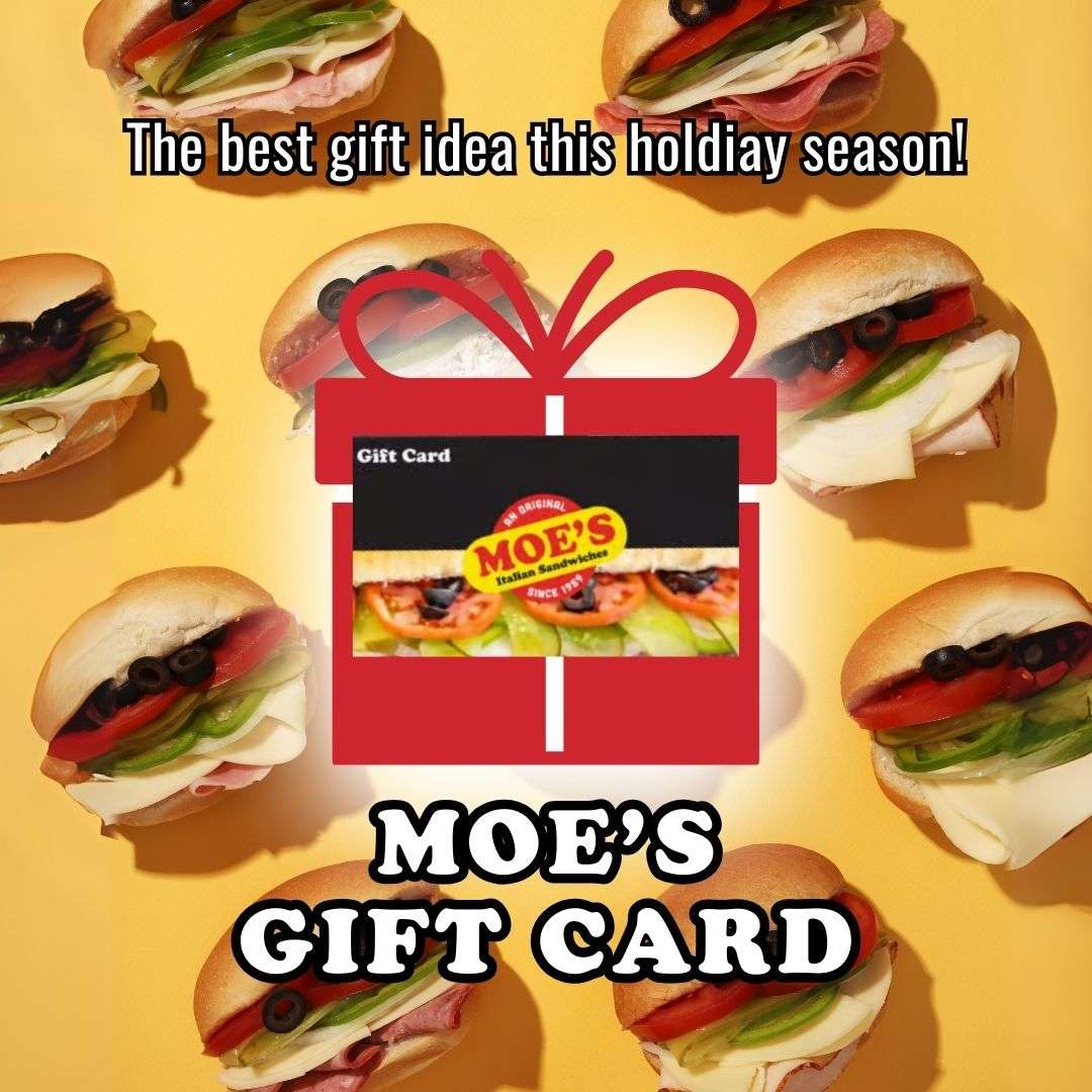 Moe's shop gift card