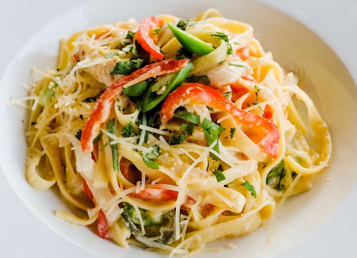 Pasta Primavera Dinner Nano Cafe Breakfast Restaurant in Sierra