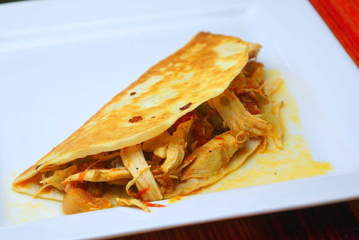 Chicken Quesadilla (1) Full Menu La Hacienda Mexican Restaurant