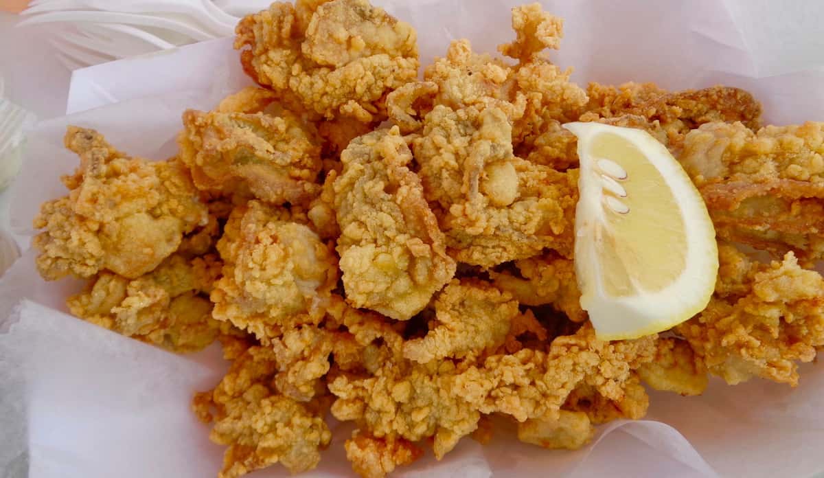 Golden Fried Oysters