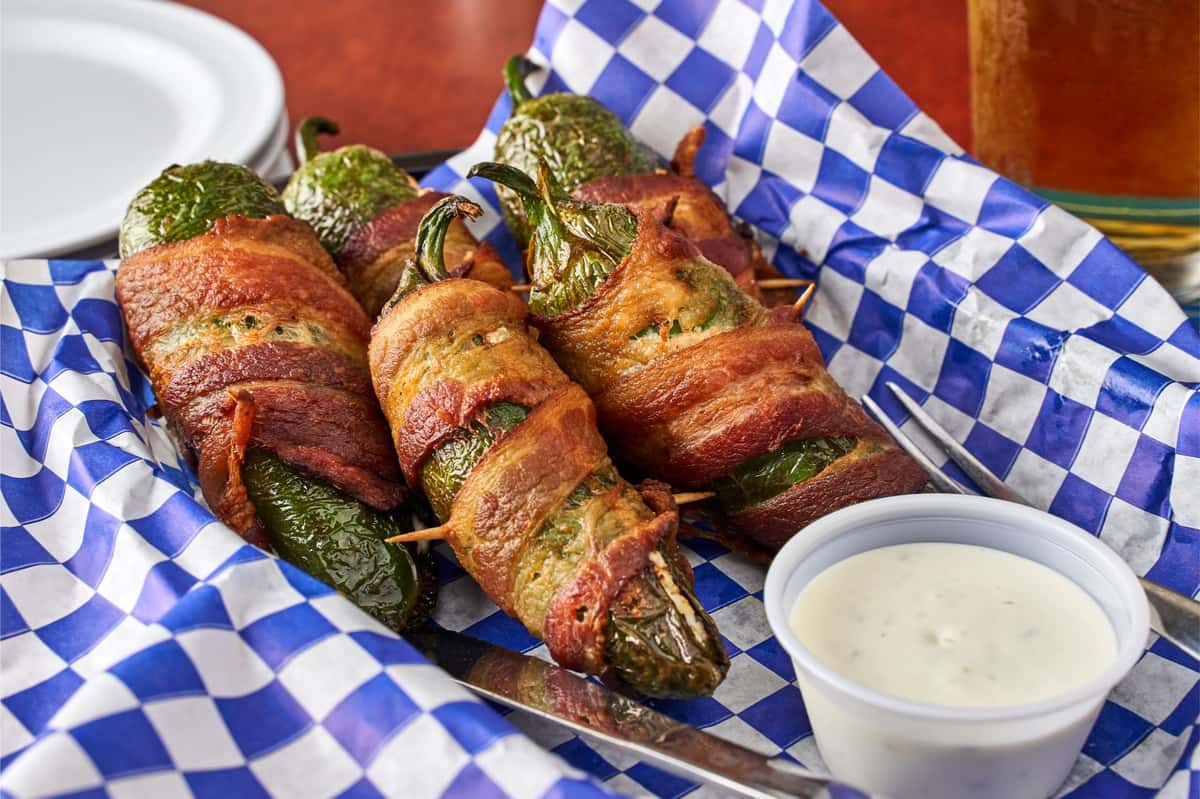 Jalapenos Poppers Menu Booty's Wings Burgers & Beer Chicken Wings