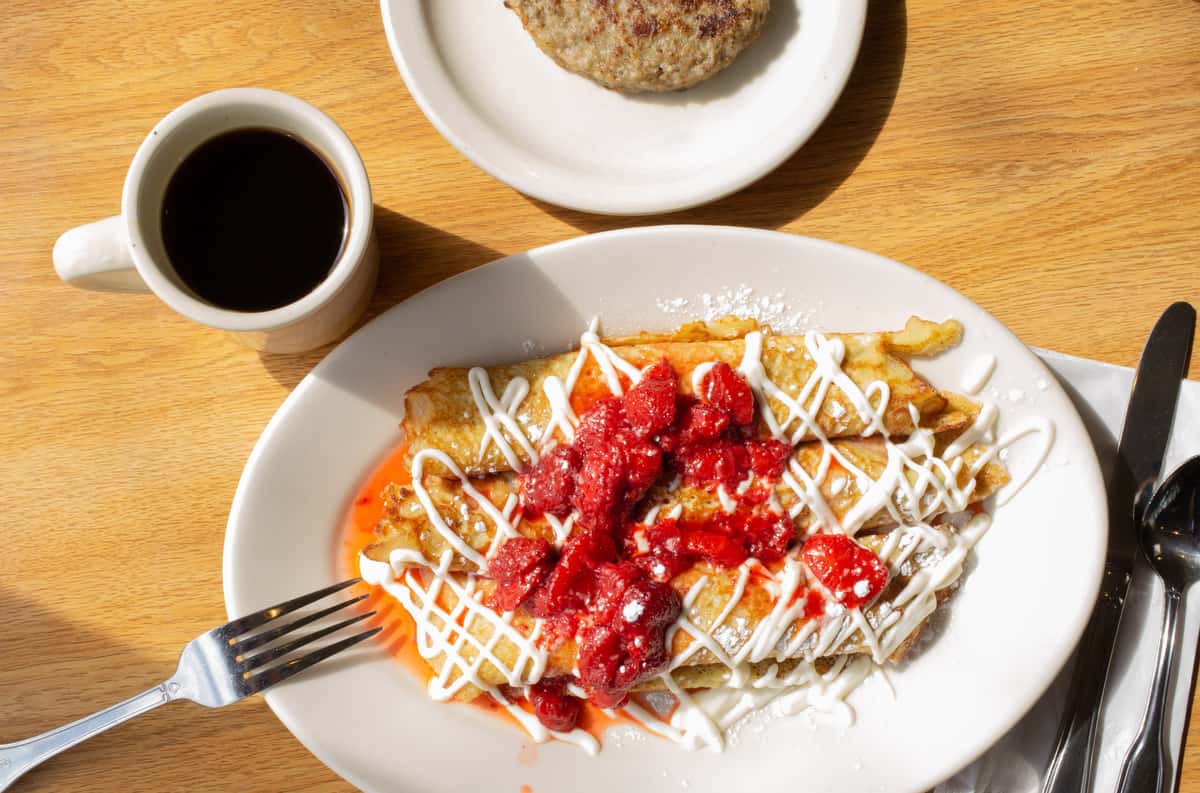 Devonshire Crepes Menu Sunset Grill American Restaurant in Gig