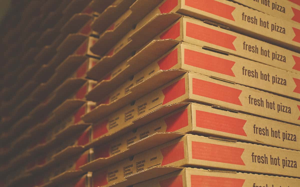 pizza boxes