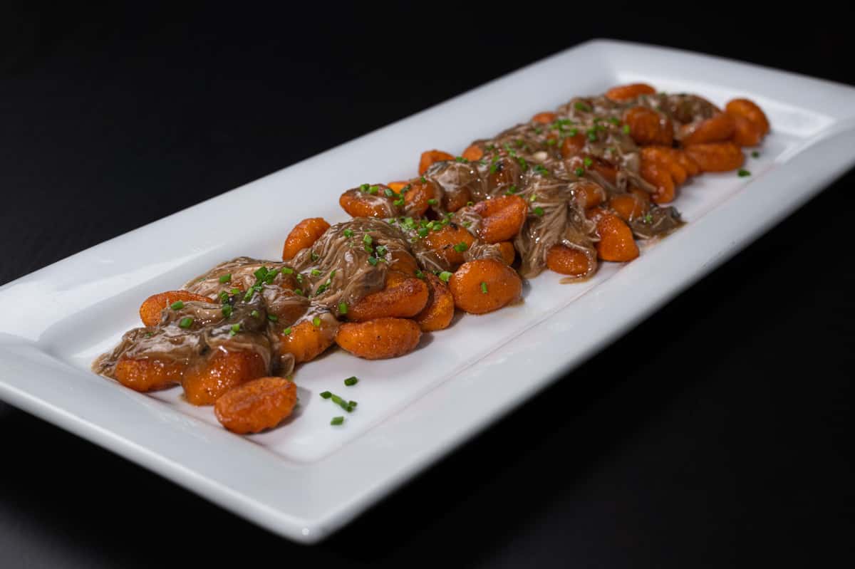 Sweet Potato Gnocchi with Roasted Duck and Demi-Glace