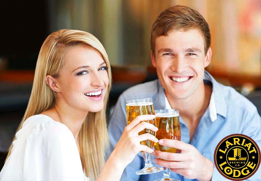 COuple Drinking Beer