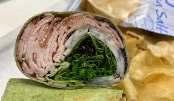 Fried & Blue Turkey Wrap