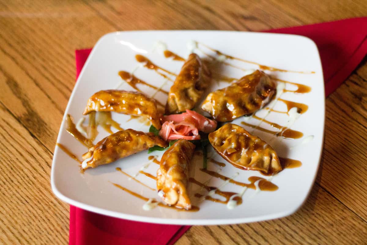 FRIED POT STICKERS Food The Lanes Bowl & Bistro Pub in Mashpee, MA