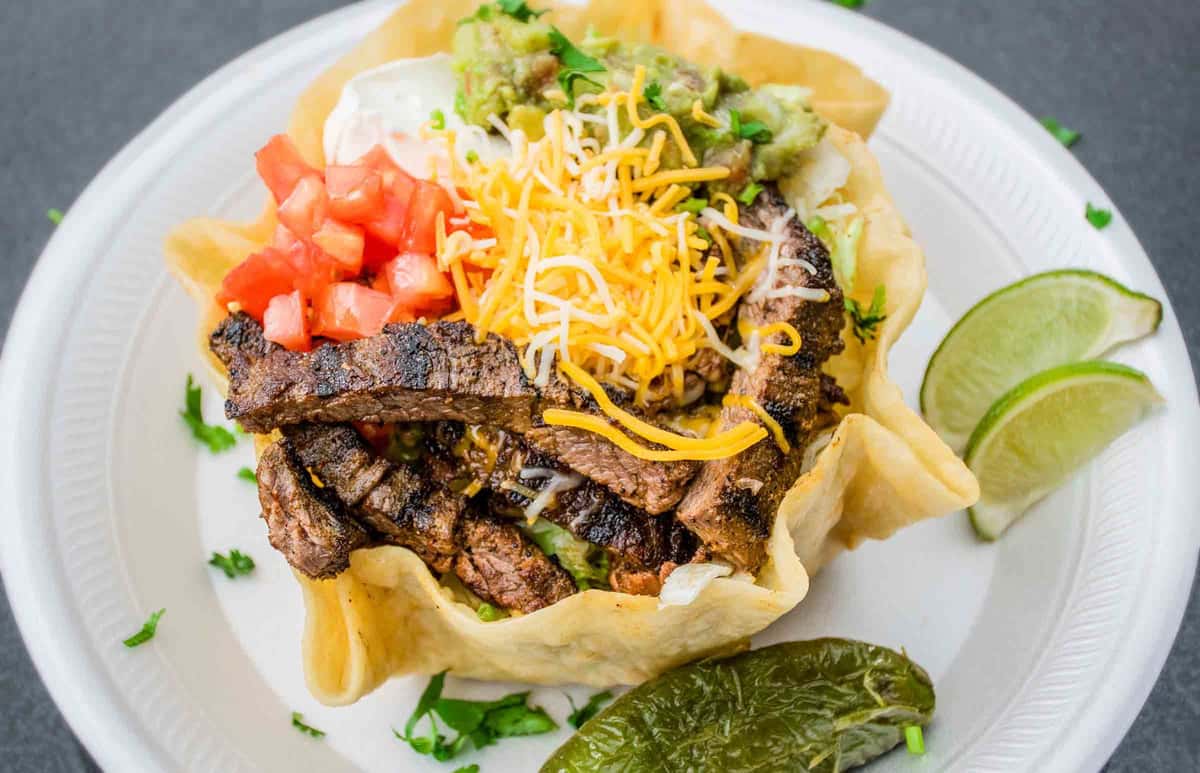 Fajita Taco Salad Mamas Cocina Menu Mama's Cocina Latina Mexican