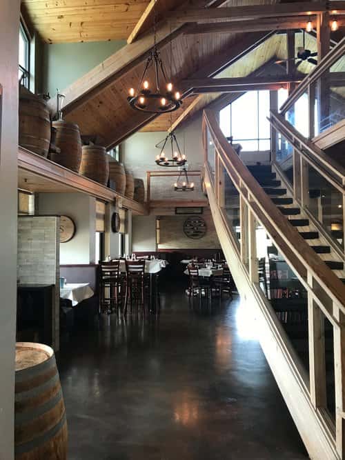 Interior seating at SoNapa Grille