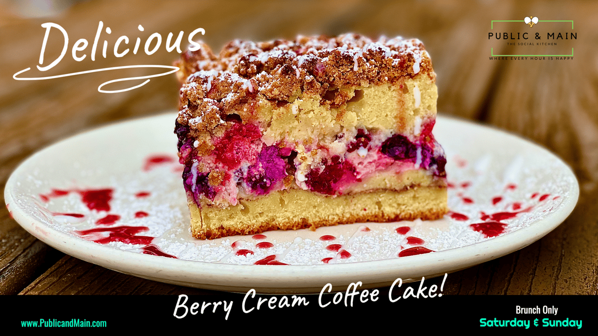 Berry Cream Coffee Cake