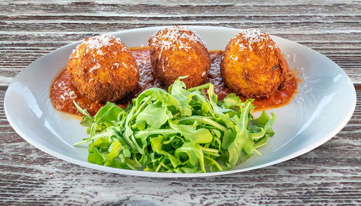 Mozzarella-Stuffed Arancini - Juliet | Authentic Italian Comfort