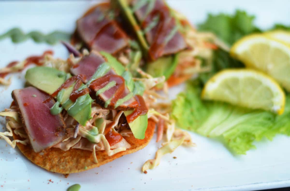 Ahi Tostadas*
