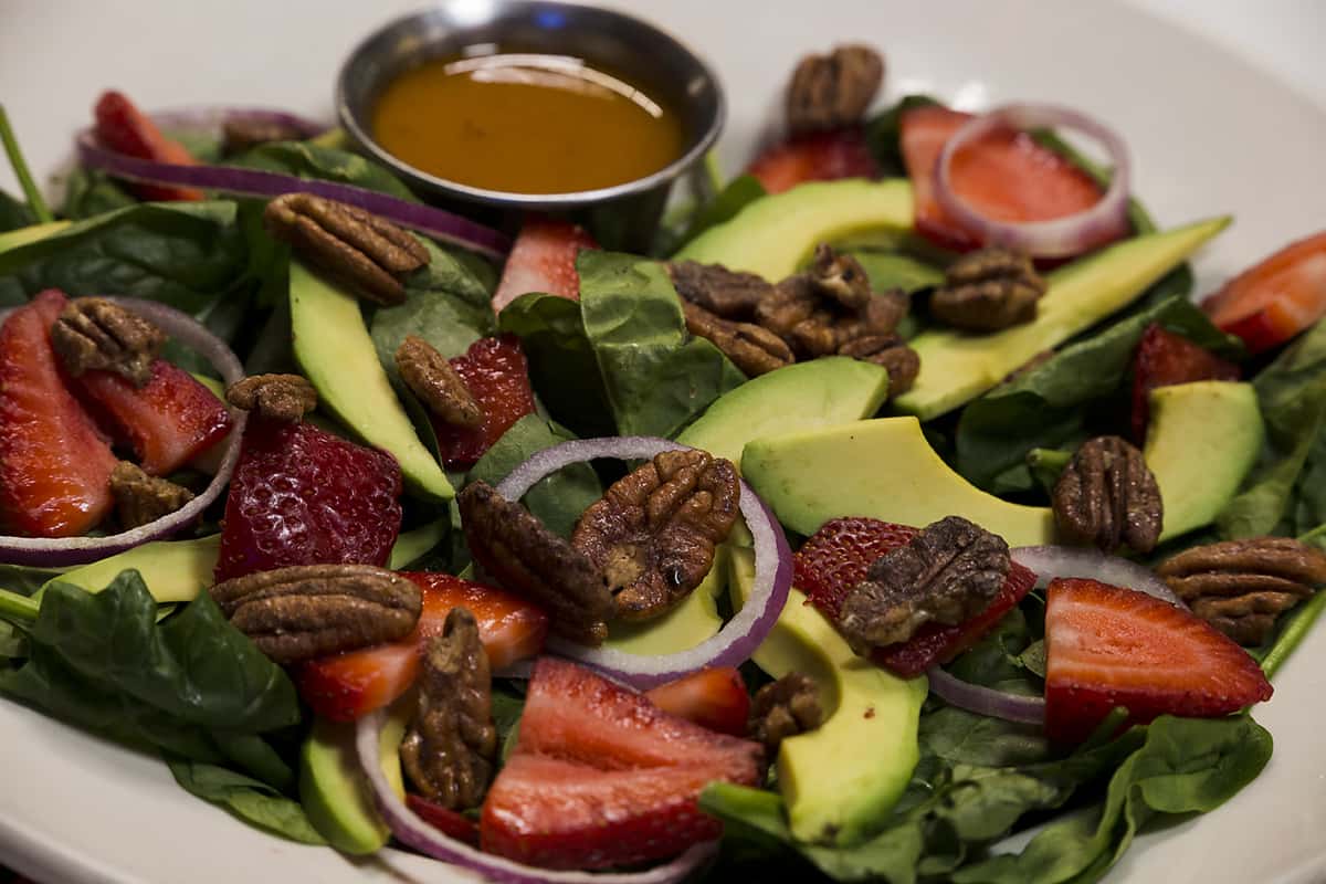 Strawberry Spinach Salad