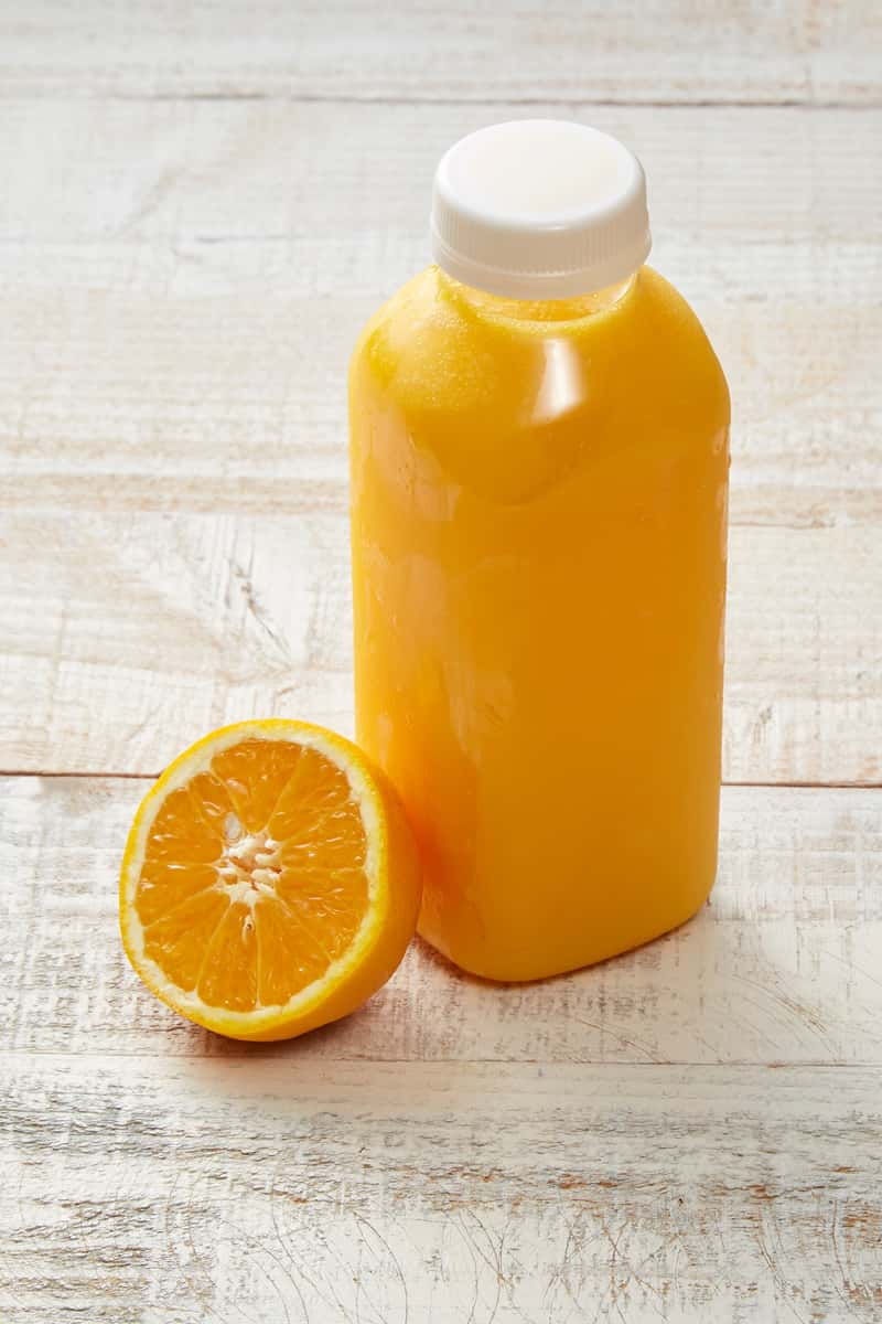 Freshly squeezed orange clearance juice