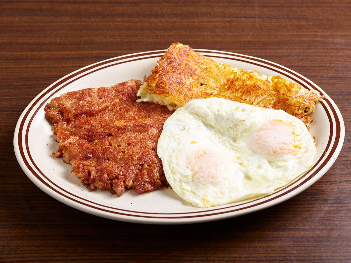 Corned Beef Hash and Eggs