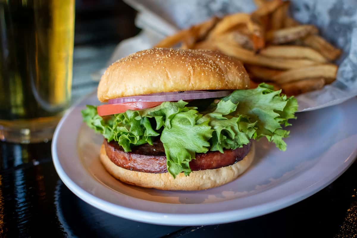 Fried Bologna Sandwich