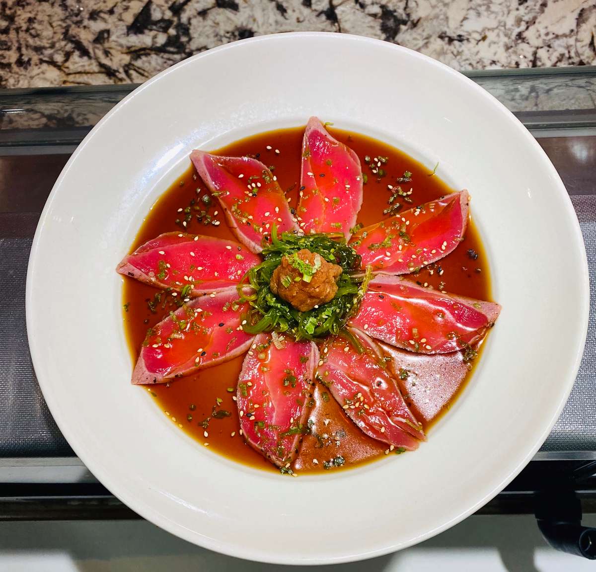 Pepper Seared Tuna Sashimi