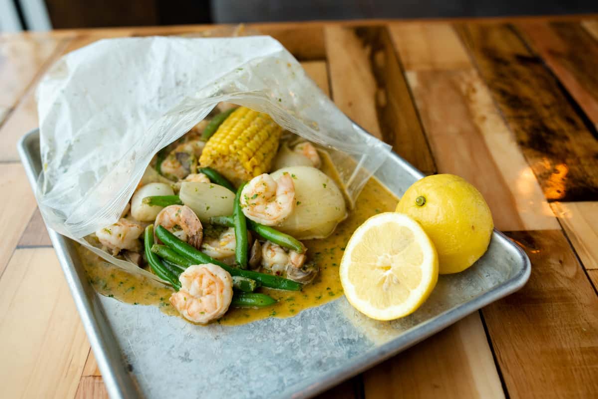 Shrimp in a Bag Menu Scholars and Scoundrels Bar & Grill in TX
