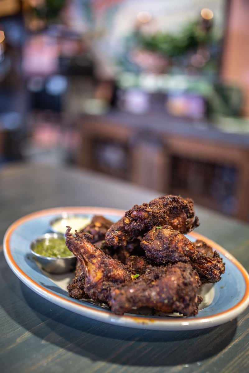 Jerk Rubbed Chicken Wings (choose 2 sauces)