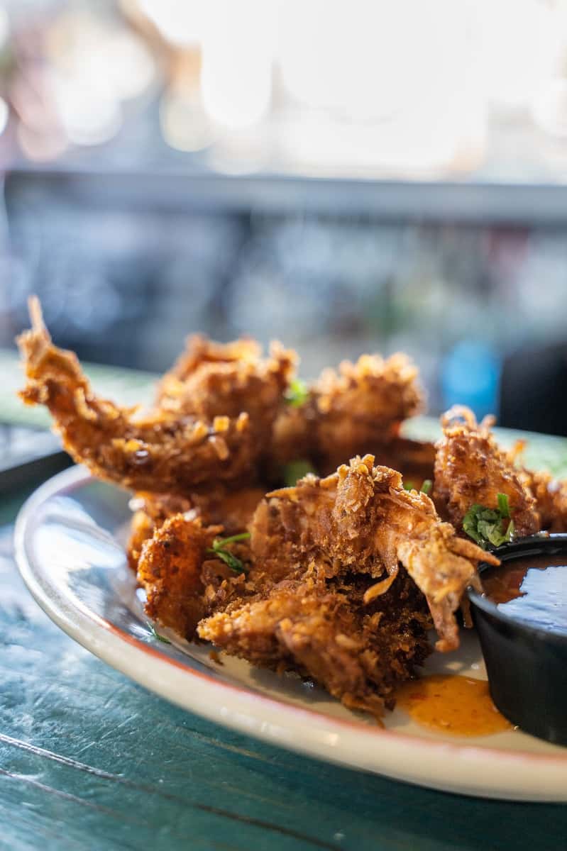 Plantain Coconut Shrimp