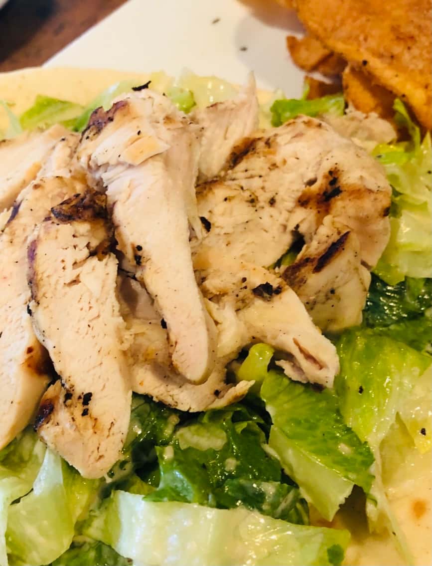Grilled Chicken Caesar Pita