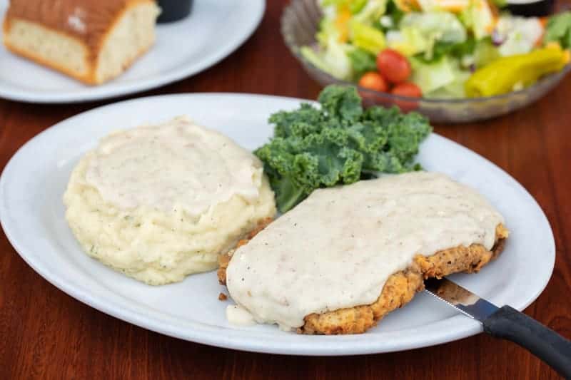 Hand Breaded Chicken Fried Steak Anytime Meals Corky's Kitchen and