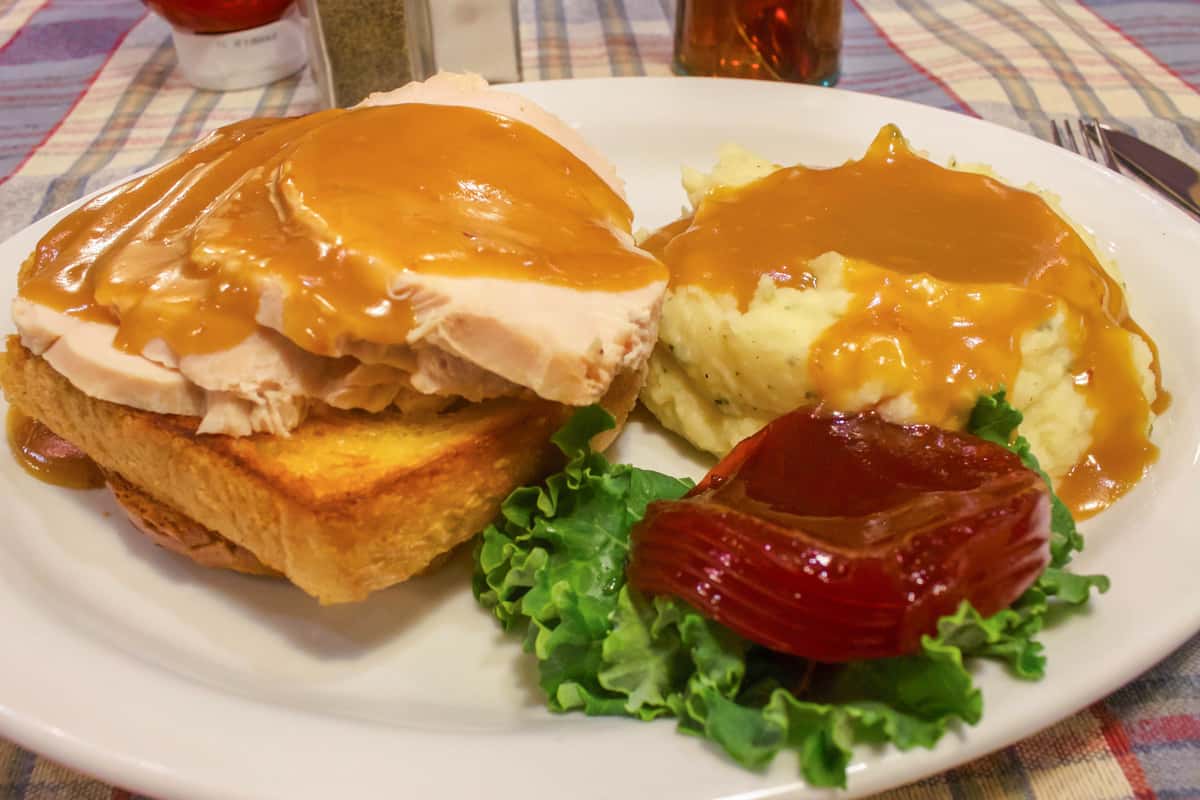 Hot Turkey Anytime Meals Corky's Kitchen and Bakery American