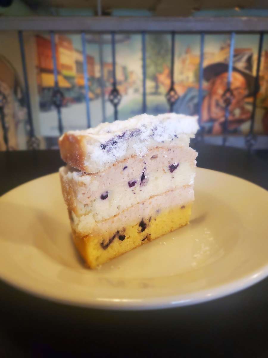 Blueberry Flapjack Cake