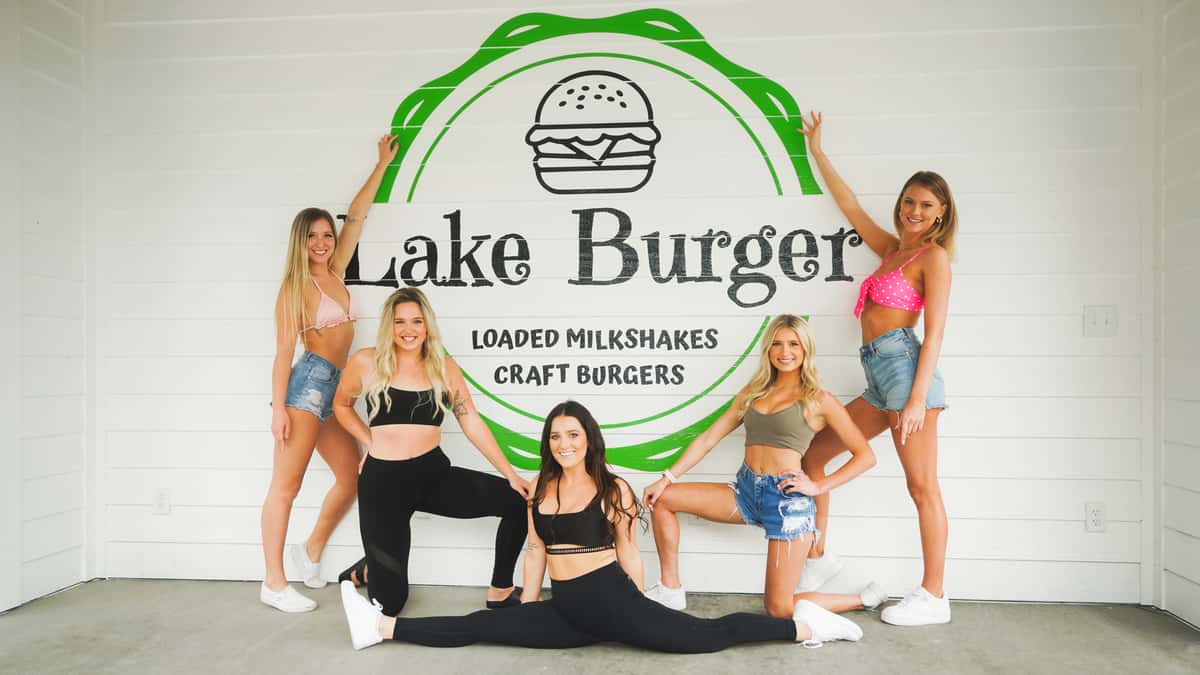 group of Lake Burger employees
